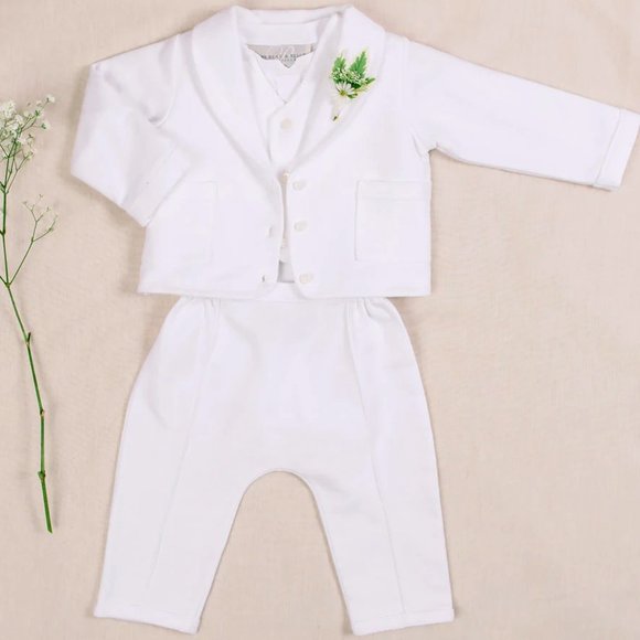 Baby Beau & Belle Other - Baby Boy Christening  3- Piece Suit 9-12 Months